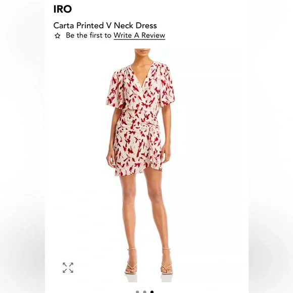 IRO Carta silk Mini Dress NWT - Picture 1 of 16